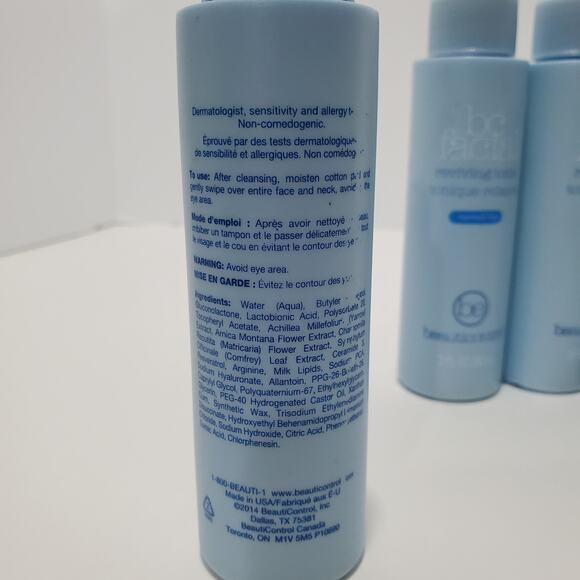 Beauticontrol BC Facial Reviving Tonic - Normal/Dry 3 fl oz LOT of 4 - Picture 5 of 11